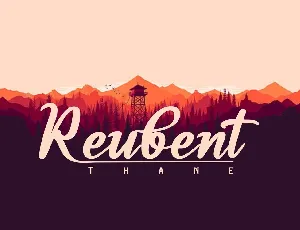 Reubent Thane font