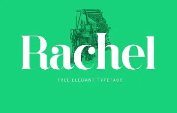 Rachel Typeface Free font