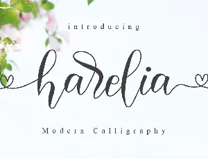 Harelia font