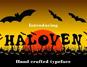 Haloven font