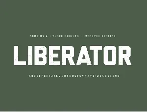 Liberator font