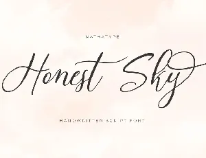 Honest Sky font