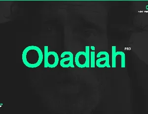 Obadiah Pro font