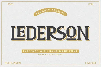 Lederson font