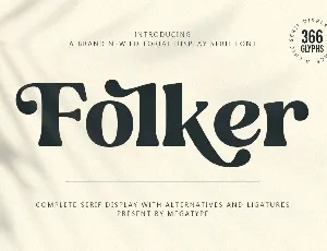 Folker font