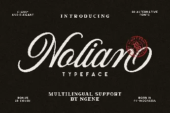 Nolian Script Typeface font