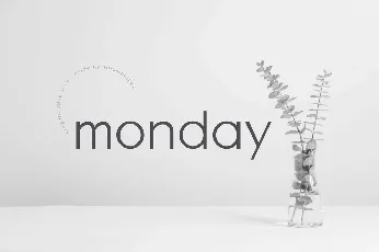 Monday Sans font