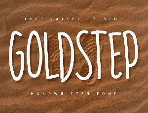 GOLDSTEP FREE font