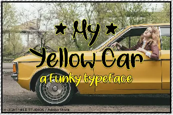 My Yellow Car font