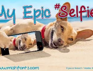 My Epic Selfie Demo font