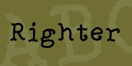 Righter font