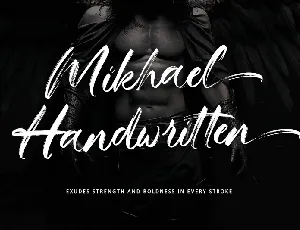 Mikhael Handwritten - Personal use font
