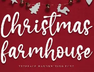 Christmas Farmhouse Script font