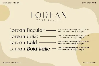 Lorean font