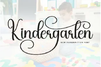 Kindergarten Script font