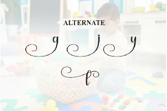 Kindergarten Script font