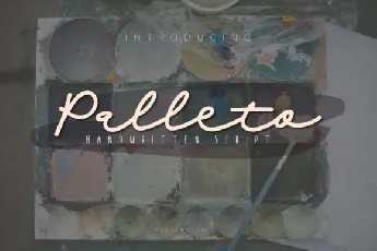 Palleto Handwritten font