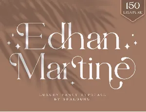 Edhan Martine font