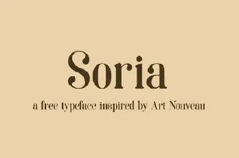 Soria Free font