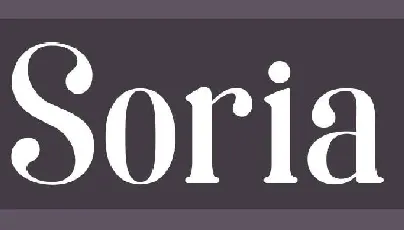 Soria Free font