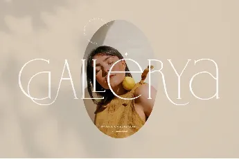 Gallerya font