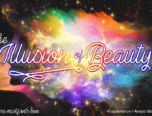 The Illusion of Beauty font