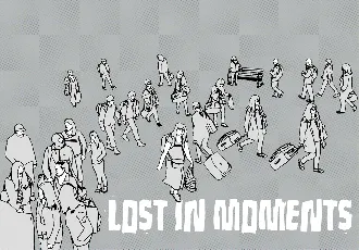 Lost in moments font