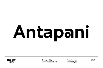 Antapani font