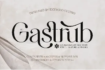 NCL Gastrub font