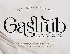 NCL Gastrub font