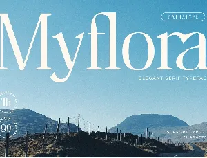 Myflora font