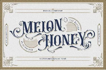 Melon Honey font