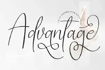 Advantage Handwritten font