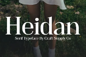 Heidan font