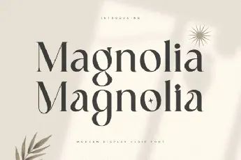 Magnolia Serif font