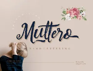 Muttero Script font