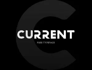 Current Free Typeface font