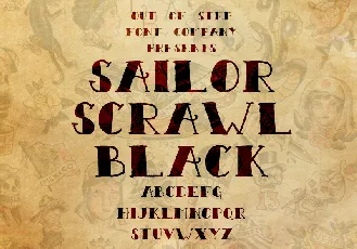 Sailor Scrawl font