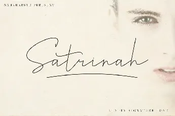 Satrinah Demo font