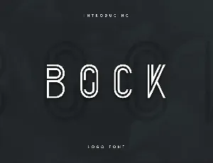 Bock font