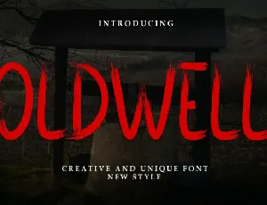 Oldwell Display font