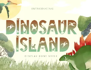 Dinosaur Island font