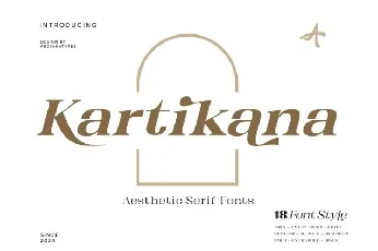 Kartikana font