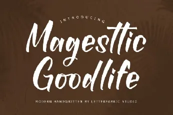 Magesttic Goodlife font