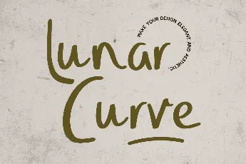 CF LunarCurve DEMO font