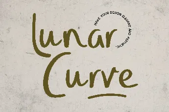 CF LunarCurve DEMO font