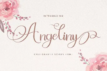 Angeliny Calligraphy Script font