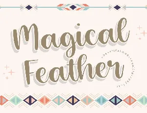 Magical Feather font