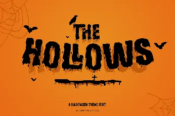 Hollows Free font