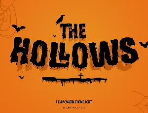 Hollows Free font